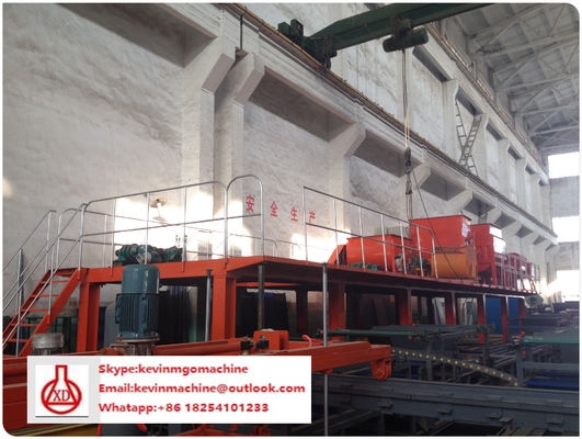 Mesin Pembuat Panel Dinding Partisi Bangunan Bahan Magnesium Oksida 50HZ