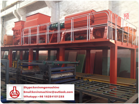 Mesin Pembuat Panel Dinding Partisi Bangunan Bahan Magnesium Oksida 50HZ