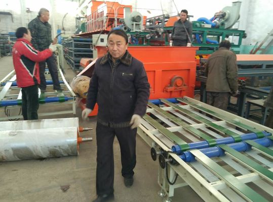 Mesin Pembuat Papan Peralatan Panel Dinding Produk Tahan Api Otomatis Tipe Berdiri Bebas