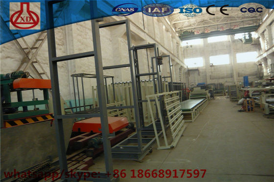 Lini Produksi Papan Magnesium Oksida Putih Anti-korosi Peralatan Pembentuk Pelat Mgo