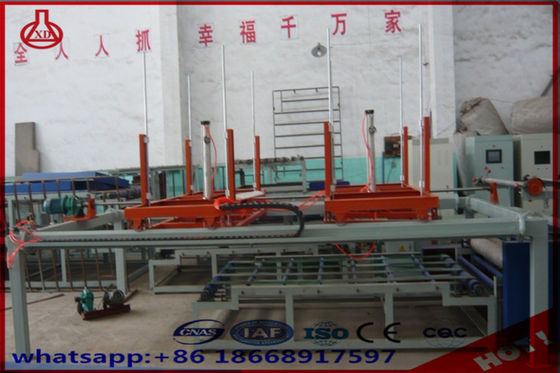 PLC Control Fiber Cement EPS Sandwich Panel Machine Untuk Panel Dinding Atap