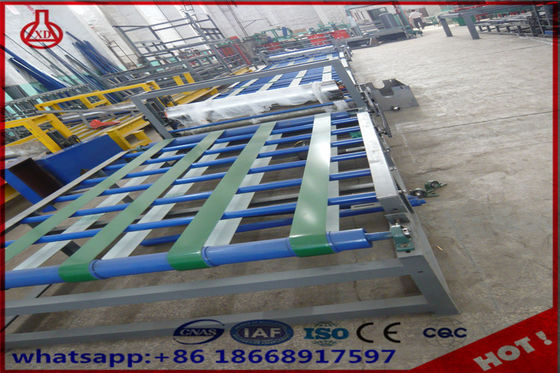 PLC Control Fiber Cement EPS Sandwich Panel Machine Untuk Panel Dinding Atap
