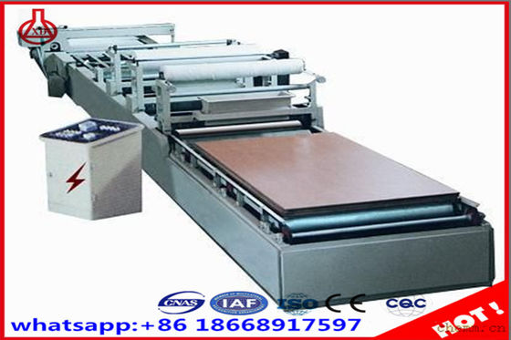 Lini Produksi Papan Partikel Jerami / Mesin Pembuat Laminasi Tipe Berdiri Bebas