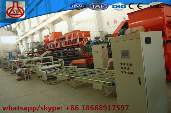 2000KW penuh Otomatis Mgo Straw Board Machine Untuk Pabrik Sawdust