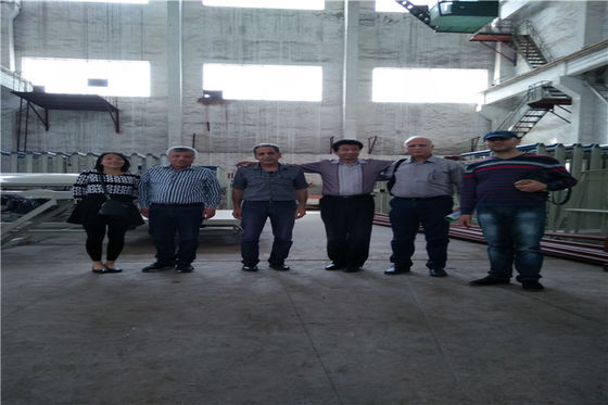 Bahan baku Mgo Mesin pembuatan ubin atap, Mesin pembuatan lembaran atap