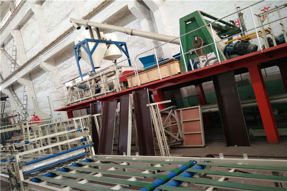 Mesin Pembuat Papan Gypsum Tahan Api Magnesium Oksida Mgo Otomatis Lini Produksi