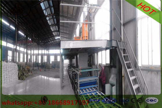 Mesin Papan Semen Serat Bersertifikat CE ISO Lini Produksi Panel Dinding Otomatis Penuh