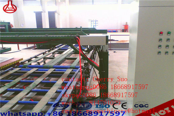 PLC kontrol eps sandwich Wall Panel membuat mesin, mgo papan membuat mesin