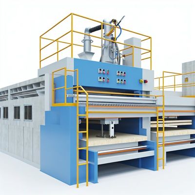 Mesin Pembuat Papan Semen Kustom dengan Kekuatan Lentur Tinggi Emisi Formaldehida ≤1.5mg/L dan Penyerapan Air ≤10%