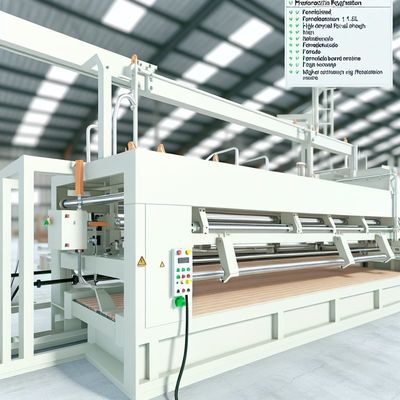 Mesin Pembuat Papan Semen Kustom dengan Kekuatan Lentur Tinggi Emisi Formaldehida ≤1.5mg/L dan Penyerapan Air ≤10%