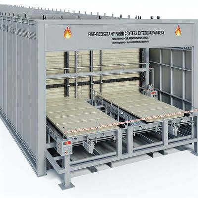 Mesin Panel Eksterior Semen Serat Tahan Api Dengan Konstruksi Tahan Lama Dan Masa Pakai 25 Tahun Atau Lebih