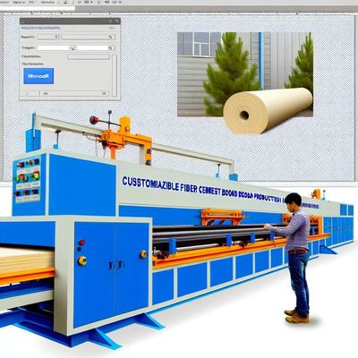 Garis produksi papan serat semen yang dapat disesuaikan dengan isolasi suara ≥45dB