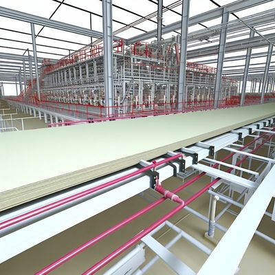 Jalur Produksi Papan Serat Semen tahan api dengan Panjang 2400mm & Lebar 1200mm