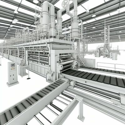 Lini Produksi Papan Semen Fiber Eksterior 2400mm dengan Penyerapan Air ≤10%