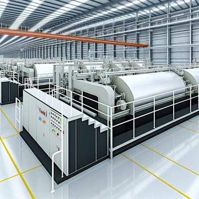 Lini Produksi Papan Semen Serat Kepadatan 1.2-1.6g/cm3 Penyerapan Air Rendah untuk Penggunaan Industri