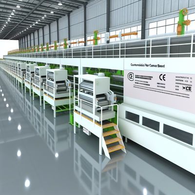 Lini Produksi Papan Semen Serat yang Dapat Disesuaikan Ketahanan Kelembapannya dengan Kekuatan Tekan yang Kuat