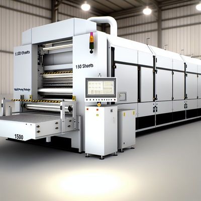 1500 lembar Material Ketebalan 0,3-0,8mm Mesin pembuatan furnitur otomatis untuk pembuatan furnitur