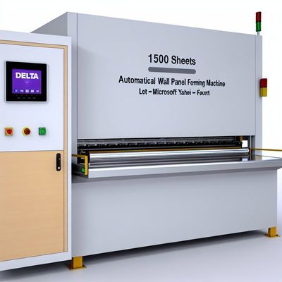 1500 lembar Material Ketebalan 0,3-0,8mm Mesin pembuatan furnitur otomatis untuk pembuatan furnitur