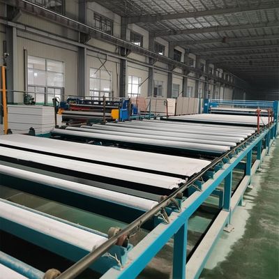 Garis Produksi Papan Semen Fiber Panjang 2400mm dan Lebar 1200mm dengan Kekuatan Tekan ≥20Mpa
