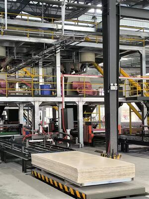 Mesin Membentuk Panel Dinding Dilengkapi dengan XPS Insulation Tile Backer Board Line Produksi