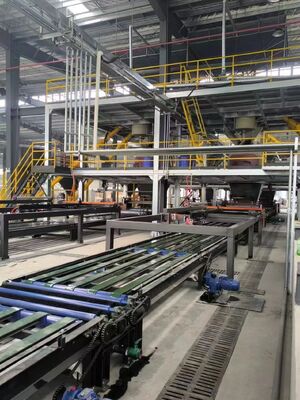 Tegangan 380v Mobil Otomatis XPS Insulasi Tile Backer Board Produksi Line