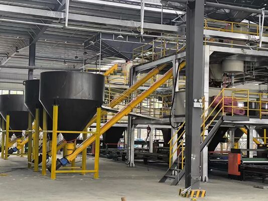 380v Double Wall XPS Insulation Tile Backer Board Produksi Line