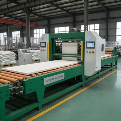mesin papan mgo otomatis yang menggabungkan penyesuaian warna produk untuk menghasilkan hasil produksi papan magnesium oksida