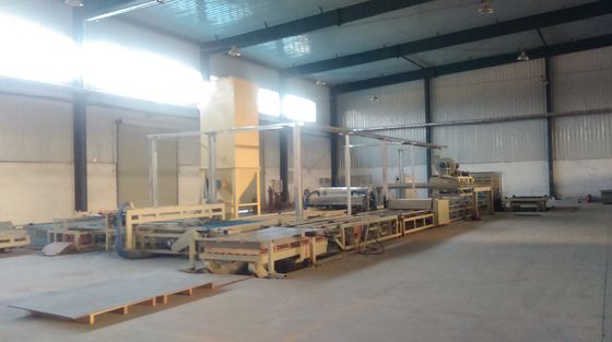 Fiber Glass Mesh Cement Straw Board Making Machine, Garis Produksi Papan MgO