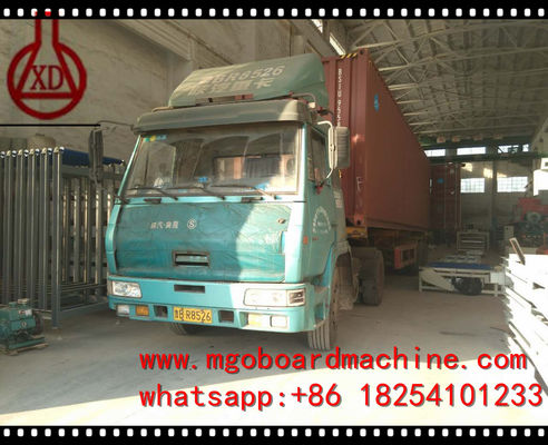 Peralatan Panel Dinding Non Asbestos Untuk Lembar Atap Serat Semen Prefab Rumah