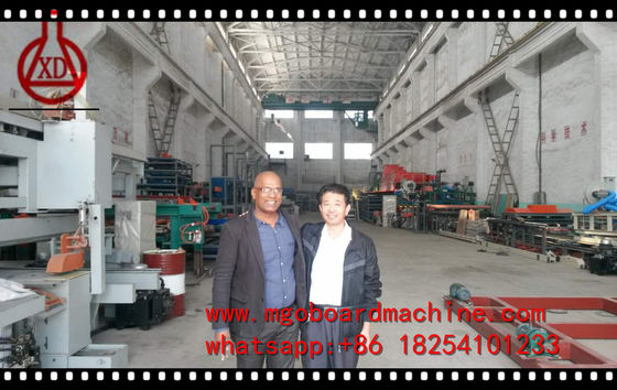 Rumah Prefab Magnesium Oxide Roof Tile Making Machine / Produksi Line Ce Sertifikat