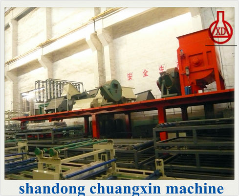 Peralatan Panel Dinding Sertifikat Portland Panel Semen Papan Oksida Produksi