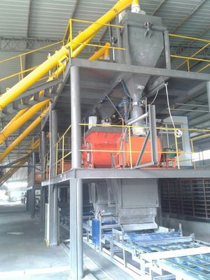 Mesin Panel Sandwich Sertifikat Lini Produksi Panel Dinding Untuk Rumah Prefabrikasi