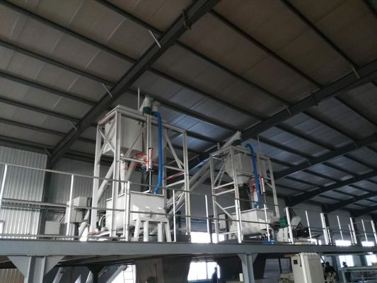 EPS Cement Powder And Mgo Powder Sandwich Panel Machine, Jalur Produksi Panel Dinding