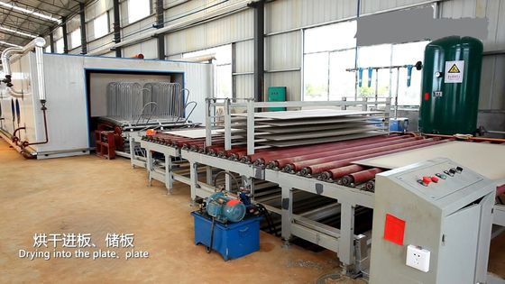 Mesin Papan Semen Serat Tahan Api Putih Dan Mesin Papan Dinding Eksterior