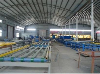 PLC Semi Automatic Magnesium Cement Board Produksi Mesin Low Noise
