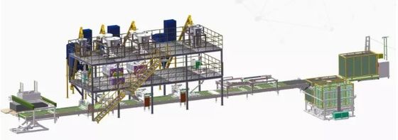 Lini Produksi Papan Mgo Konstruksi Berdiri Bebas