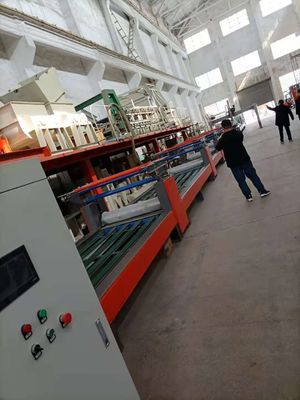 Mesin dengan lem Penyebaran dan veneering proses pengeringan