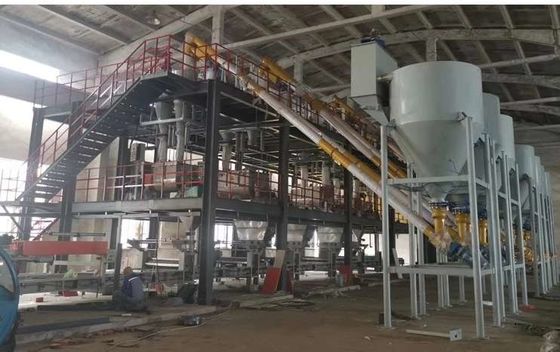 CE Steel Struktur Glass Magnesium Board dan Fiber Cement Board Mesin