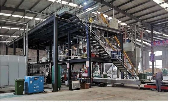 CE Steel Struktur Glass Magnesium Board dan Fiber Cement Board Mesin