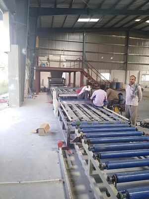 CE Steel Struktur Glass Magnesium Board dan Fiber Cement Board Mesin