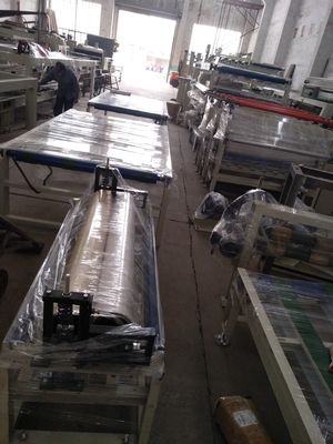 Lini produksi Papan Semen Serat Otomatis Fulla dengan proses Laminasi mendalam