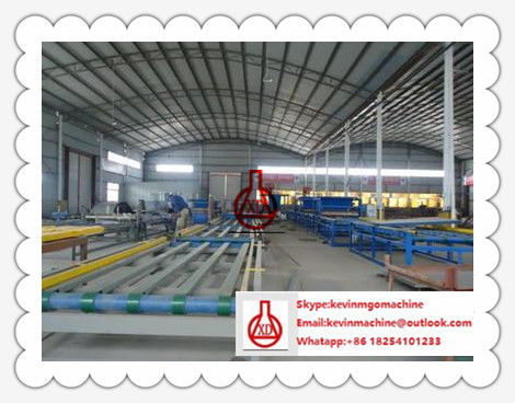MGO Wall Panel Making Machine , Industrial Full Automatic Sandwich Panel Machinery