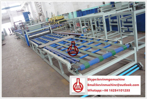 Kompak Struktur Sandwich Panel Produksi Line dengan Double Way Roll In Teknologi