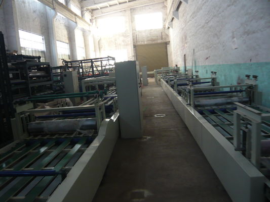 Mesin Pembuat Bahan Konstruksi Lembaran Magnesium Oksida Fiber Glass Semi Otomatis Kapasitas Lebih Besar 1500 Lembar