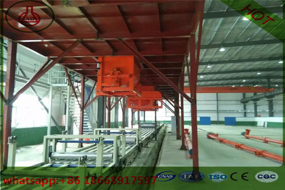 100% Non - Asbestos Marble Fiber Cement Board Line Produksi Ringan Struktural Terisolasi